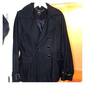 Double breasted pea coat